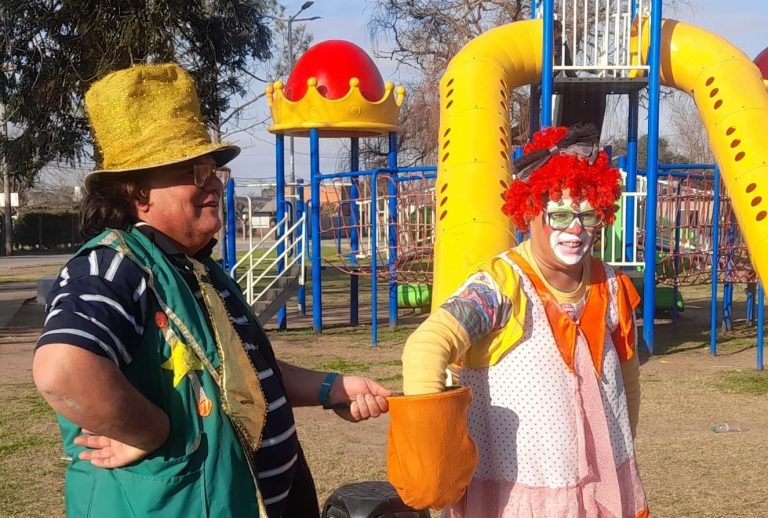 Diego “el Mago” Rodríguez celebró el Día del Niño con shows solidarios en Roldán