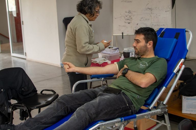 Roldán cumple 10 años de colectas de sangre con una nueva jornada de donación